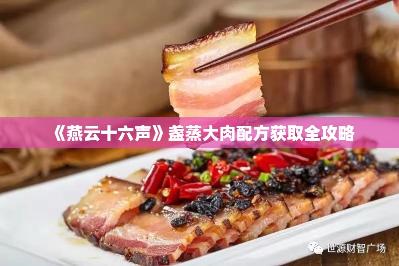 《燕云十六声》盏蒸大肉配方获取全攻略